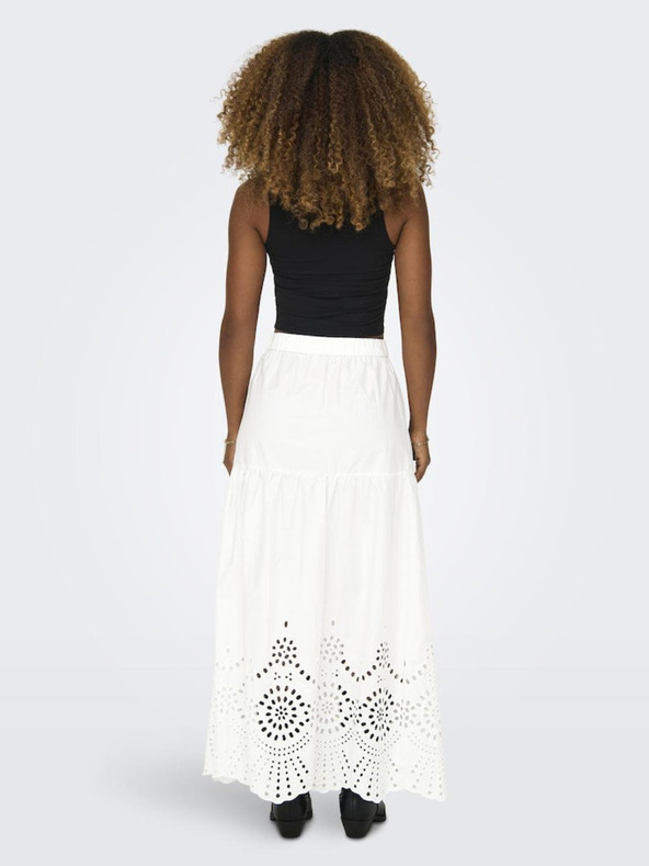 ONLY Weißer Damen-Maxirock ONLY Roxanne