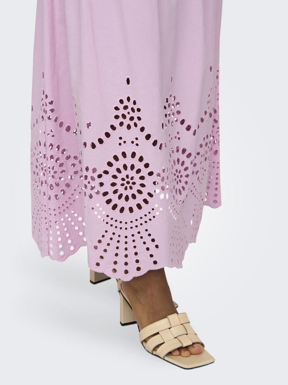 ONLY Hellrosa Damen-Maxirock ONLY Roxanne