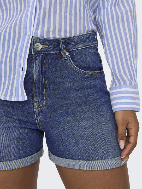ONLY Blaue Jeansshorts für Damen ONLY Josephine