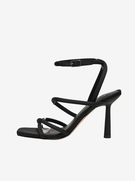 ONLY Schwarze Damen-Sandalen mit Absatz ONLY Amina-1