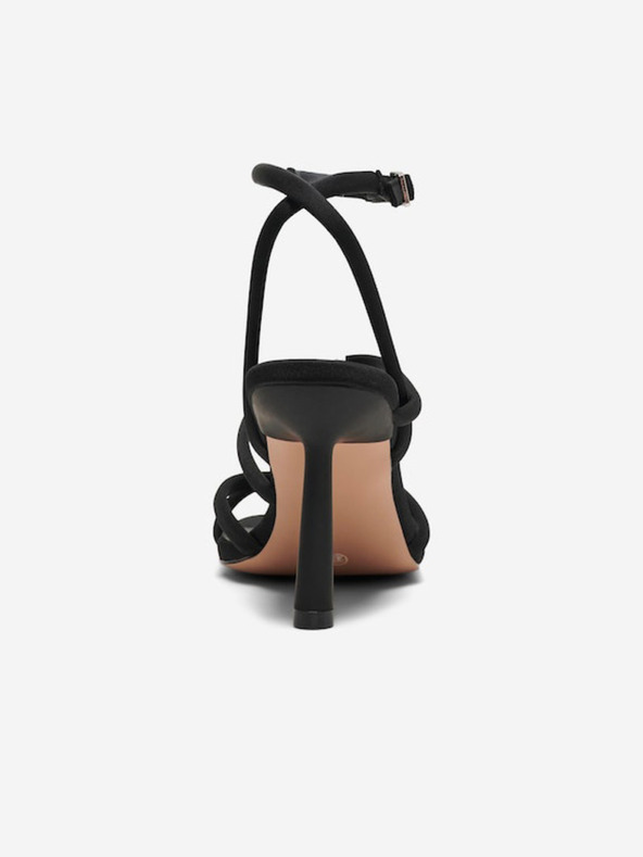 ONLY Schwarze Damen-Sandalen mit Absatz ONLY Amina-1