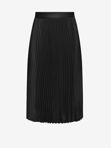 Jacqueline de Yong Schwarzer Damen-Satin-Faltenrock JDY Sarah