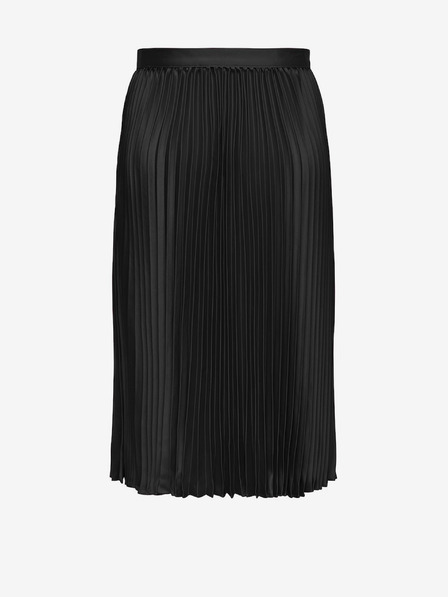 Jacqueline de Yong Schwarzer Damen-Satin-Faltenrock JDY Sarah