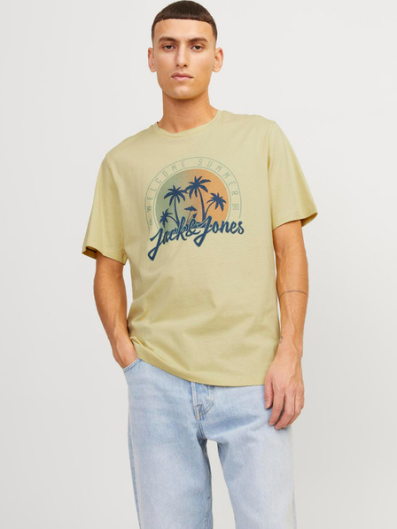 Jack & Jones Jack & Jones Sommer-T-Shirt für Herren in Gelb