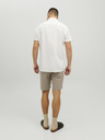 Jack & Jones Beige Herren Chino-Shorts mit Leinen Jack & Jones Dave