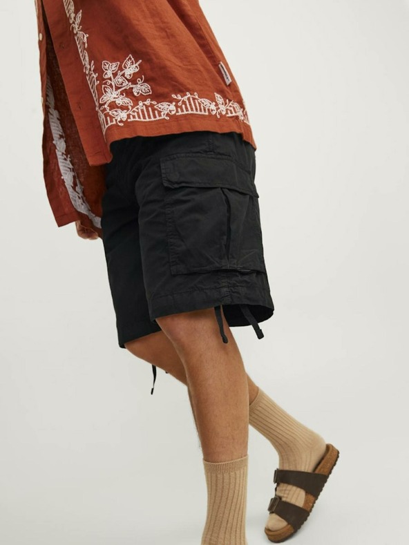 Jack & Jones Schwarze Herren Cargo Shorts Jack & Jones Cole