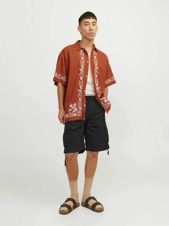 Jack & Jones Schwarze Herren Cargo Shorts Jack & Jones Cole