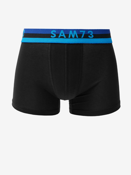 Sam 73 Zweier-Set Herren-Boxershorts in Grau und Schwarz SAM 73 Hiddenit