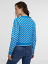 Orsay Blaue gemusterte Damen Strickjacke ORSAY