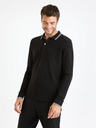 Celio Schwarzes Herren Basic-Poloshirt Celio Decolml