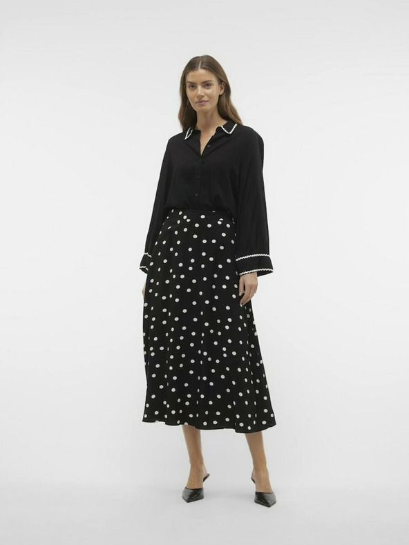 Vero Moda Schwarzes Damenhemd Vero Moda Bumpy