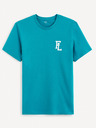 Celio Blaues Herren-T-Shirt Celio Gexflov