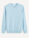 Celio Hellblauer Herren-Basic-Pullover Celio Decotonv
