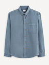 Celio Blaues Herrenhemd Celio Gepik