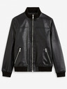 Celio Schwarze Herren Lederjacke Celio Gumati