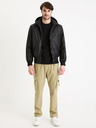 Celio Schwarze Herrenjacke Celio Guhoodie