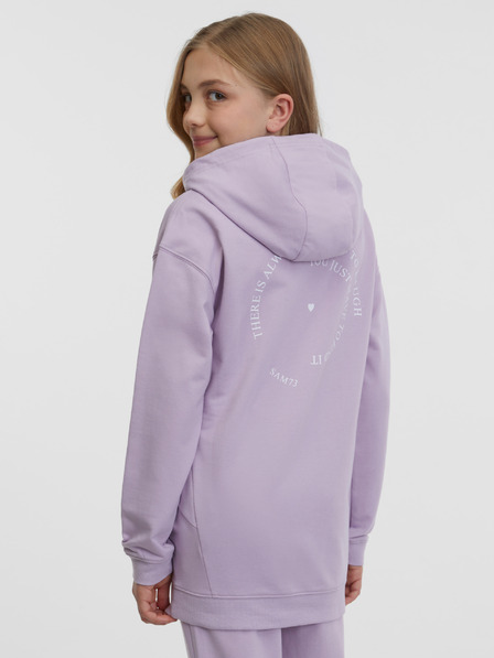 Sam 73 Hellviolettes Mädchen-Sweatshirt SAM 73 Peppa