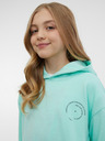Sam 73 Türkisfarbenes Mädchen-Sweatshirt SAM 73 Peppa