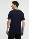 Sam 73 Blau-schwarzes Herren-T-Shirt SAM 73 Ernesto