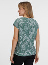 Sam 73 Grünes gemustertes Damen-T-Shirt SAM 73 Margarita