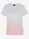 Sam 73 Rosa und weißes Damen-T-Shirt SAM 73 Dolores