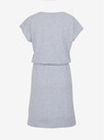 Sam 73 Hellgraues gestreiftes Damenkleid SAM 73 Esperanza