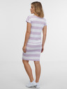 Sam 73 Weiß-lila gestreiftes Damenkleid SAM 73 Reyna