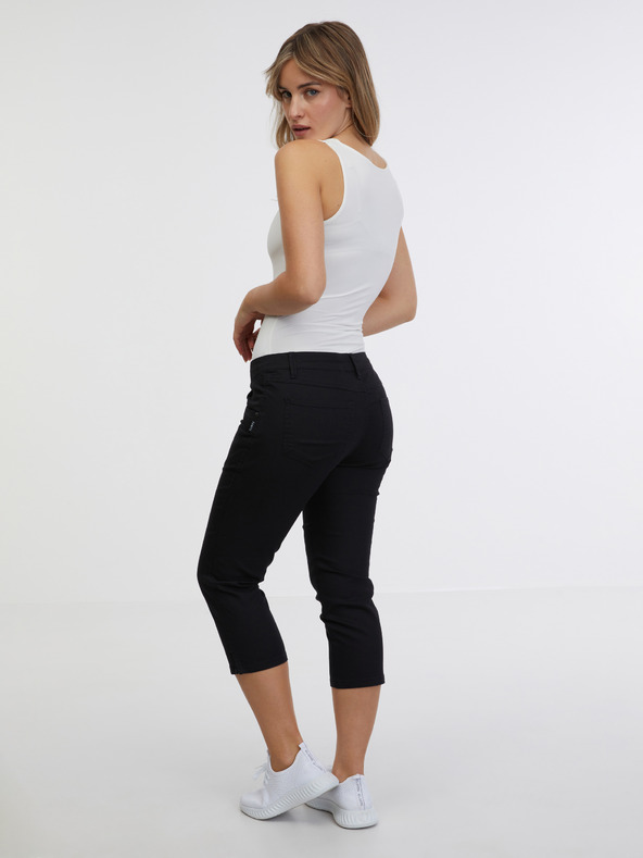 Sam 73 Schwarze dreiviertel Slim Fit Jeans für Damen SAM 73 Amara
