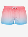 Sam 73 Blaue und rosa Damenshorts SAM 73 Azalea