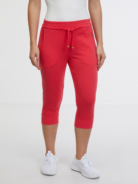 Sam 73 Korallefarbene Damen-Dreiviertel-Sweatpants SAM 73 Camila
