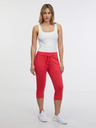Sam 73 Korallefarbene Damen-Dreiviertel-Sweatpants SAM 73 Camila