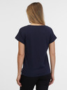 Sam 73 Dunkelblaues Damen-T-Shirt SAM 73 Nazarena