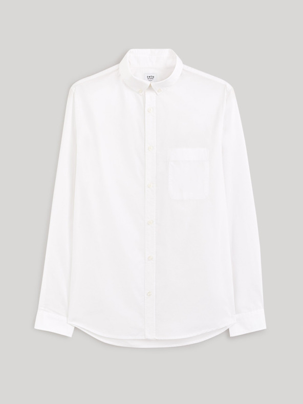 Celio Weißes Herrenhemd Celio Gaopur