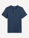 Celio Dunkelblaues Herren-Basic-Hemd Celio Genperle