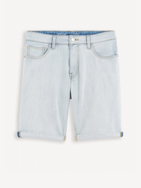 Celio Hellblau Herren Denim Shorts Celio Boknitbm