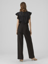 Vero Moda Schwarze Damenbluse mit Spitze Vero Moda Trine