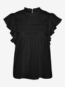 Vero Moda Schwarze Damenbluse mit Spitze Vero Moda Trine