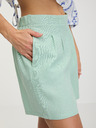 Vero Moda Hellgrüne Damen-Shorts aus Leinen Vero Moda Jesmilo