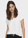 Jacqueline de Yong Cremefarbene JDY Damen-Löwenbluse