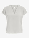Jacqueline de Yong Cremefarbene JDY Damen-Löwenbluse