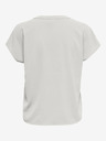 Jacqueline de Yong Cremefarbene JDY Damen-Löwenbluse