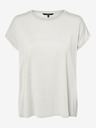 Vero Moda Vero Moda Ava Cremefarbenes Damen T-Shirt