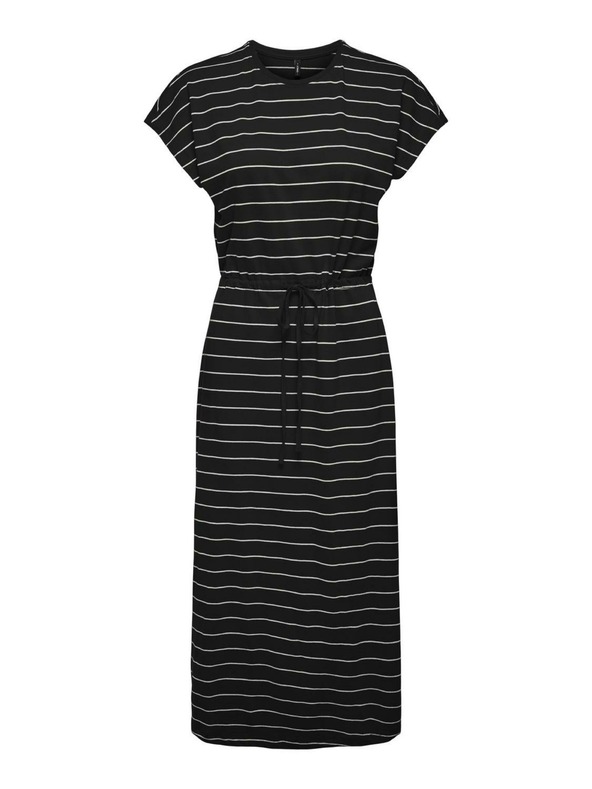 ONLY Schwarzer gestreifter Damen-Midi ONLY May