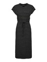 ONLY Schwarzer gestreifter Damen-Midi ONLY May