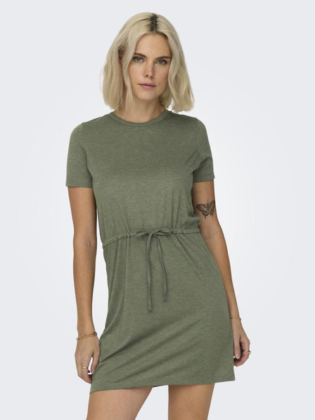 Jacqueline de Yong JDY Dalila Khaki Damen Kleid