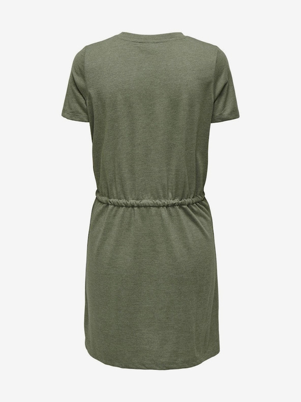 Jacqueline de Yong JDY Dalila Khaki Damen Kleid