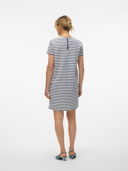 Vero Moda Blau-weiß gestreiftes Damenkleid Vero Moda Abby