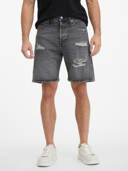 Jack & Jones Dunkelgraue Jack & Jones Tony Denim-Shorts für Herren