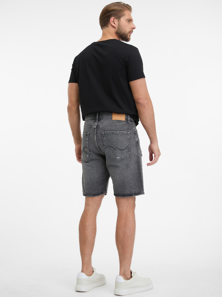 Jack & Jones Dunkelgraue Jack & Jones Tony Denim-Shorts für Herren