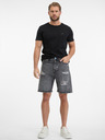 Jack & Jones Dunkelgraue Jack & Jones Tony Denim-Shorts für Herren